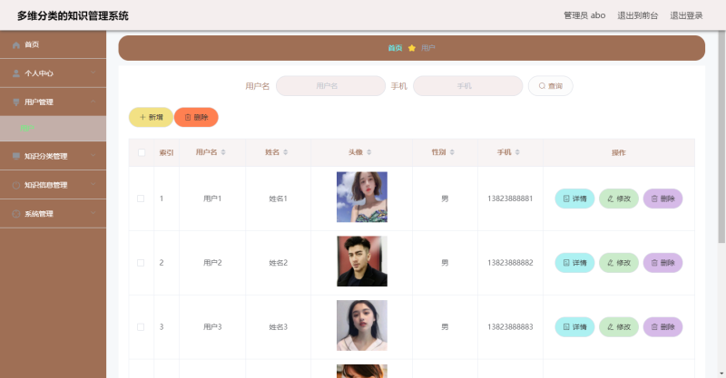 多维分类的知识管理系统-毕设无忧网