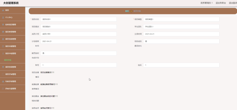 基于springboot的大创管理系统-毕设无忧网